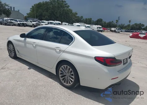 2021 BMW 530I из США, поврежденный, VIN WBA53BH07MCF10086